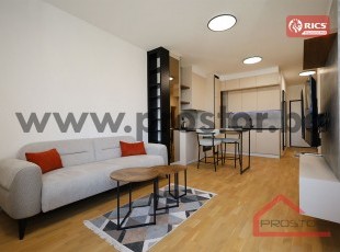 Modern Furnished One-Bedroom Apartment in a New Building, Otes Neighborhood