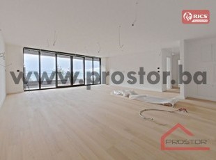 Modern and extremely spacious two-bedroom apartment of 116sq.m, southwest orientation, located in new, modern residential and business complex 'Roof Gardens', with a beautiful view of the green oasis of the pine forest, in an attractive and quiet location